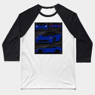 Z06 LAKE-BLUE Baseball T-Shirt